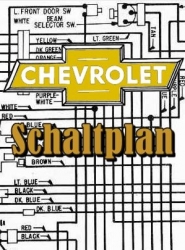 Schaltplan Chevrolet Monza Vier- und Achtzylinder 1976