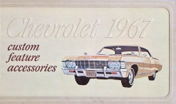 Farbprospekt Chevrolet 1967 Zubehr