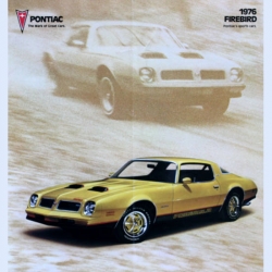Farbprospekt Pontiac Firebird 1976