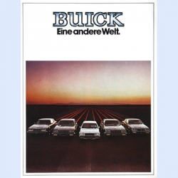 Farbprospekt Buick 1981 deutsch