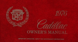 Betriebsanleitung Cadillac 1976