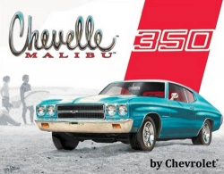 Blechschild Chevrolet Malibu 350