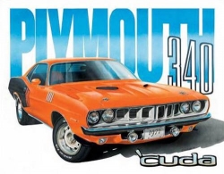 Blechschild Plymouth 'Cuda' 340