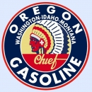 Aufkleber Oregon Chief Gasoline