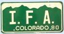 Wunschkennzeichen Colorado 1980