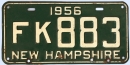Kennzeichen New Hampshire 1956
