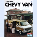 Farbprospekt Chevrolet Van 1975