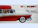 Farbprospekt Ford Custom 1957