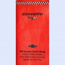 Betriebsanleitung Chevrolet Corvette 1979