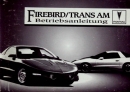 Betriebsanleitung Pontiac Firebird und Trans Am 1994