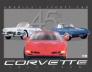 Blechschild Chevrolet Corvette 