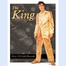 Blechschild Elvis Gold Suit